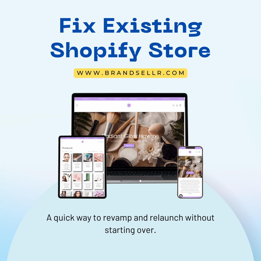 Fix Existing Shopify Store